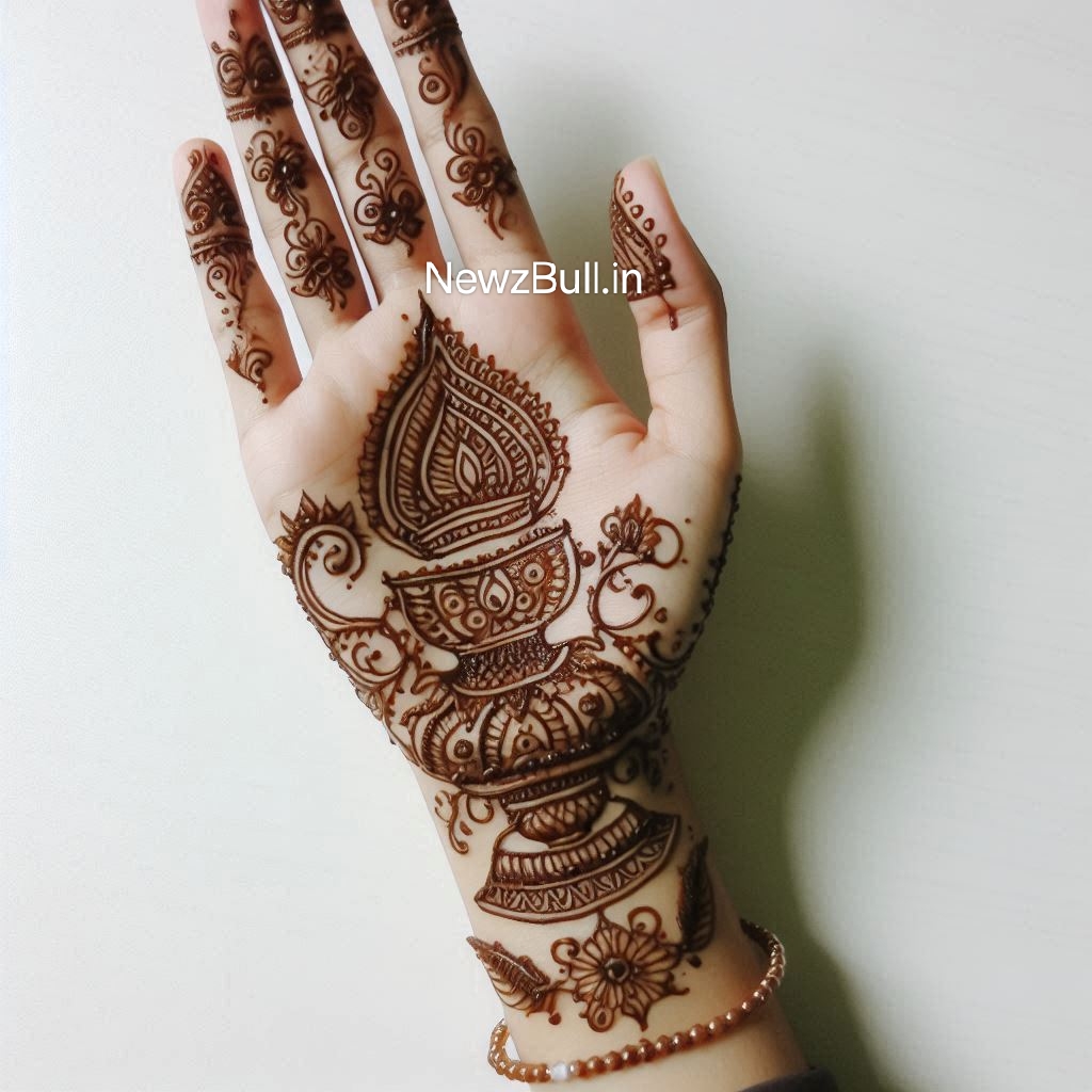 beautiful diwali special mehndi design ब्यूटीफुल दिवाली स्पेशल मेहंदी डिजाइन