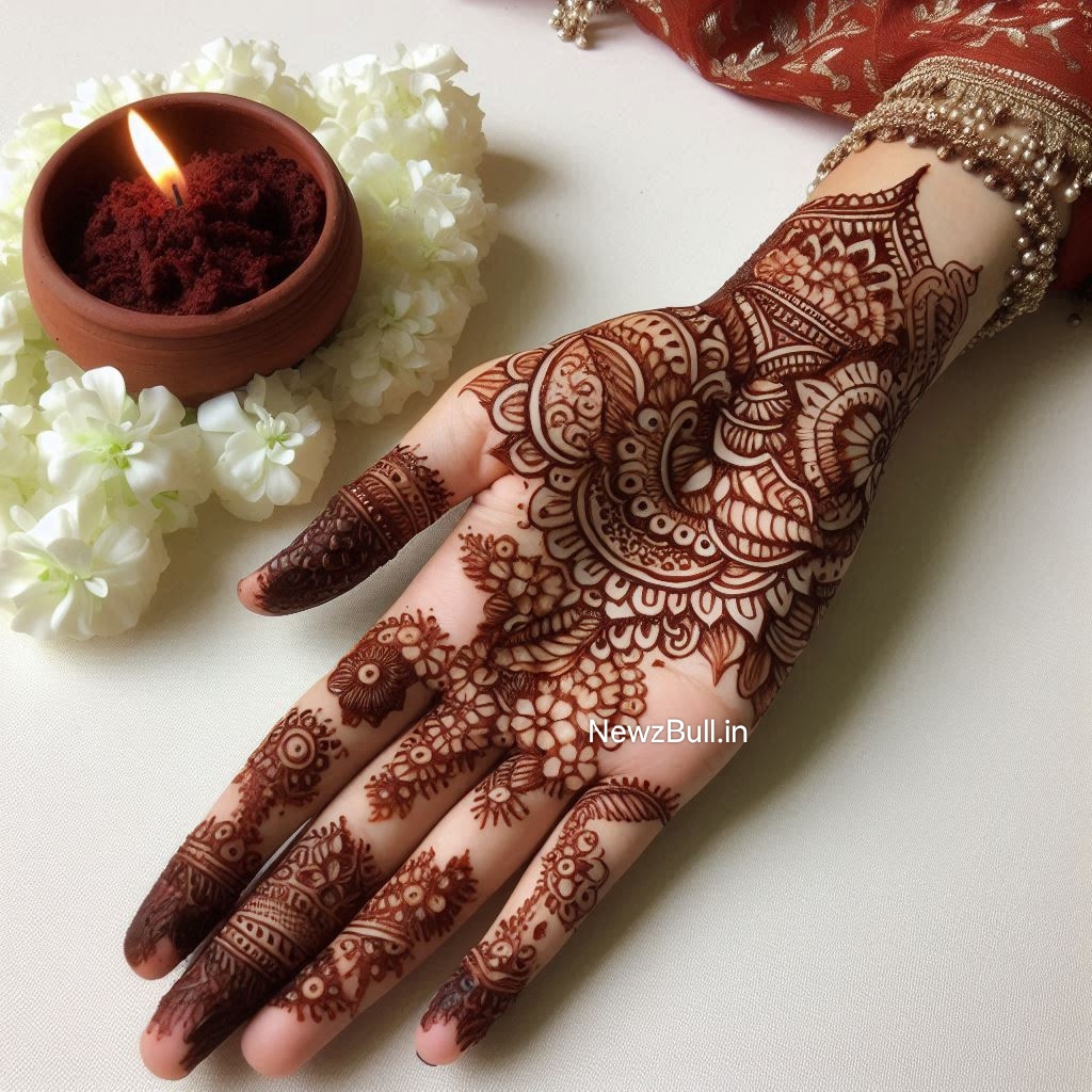 arabic mehndi designs for diwali अरेबिक मेहंदी डिजाइन फॉर दिवाली