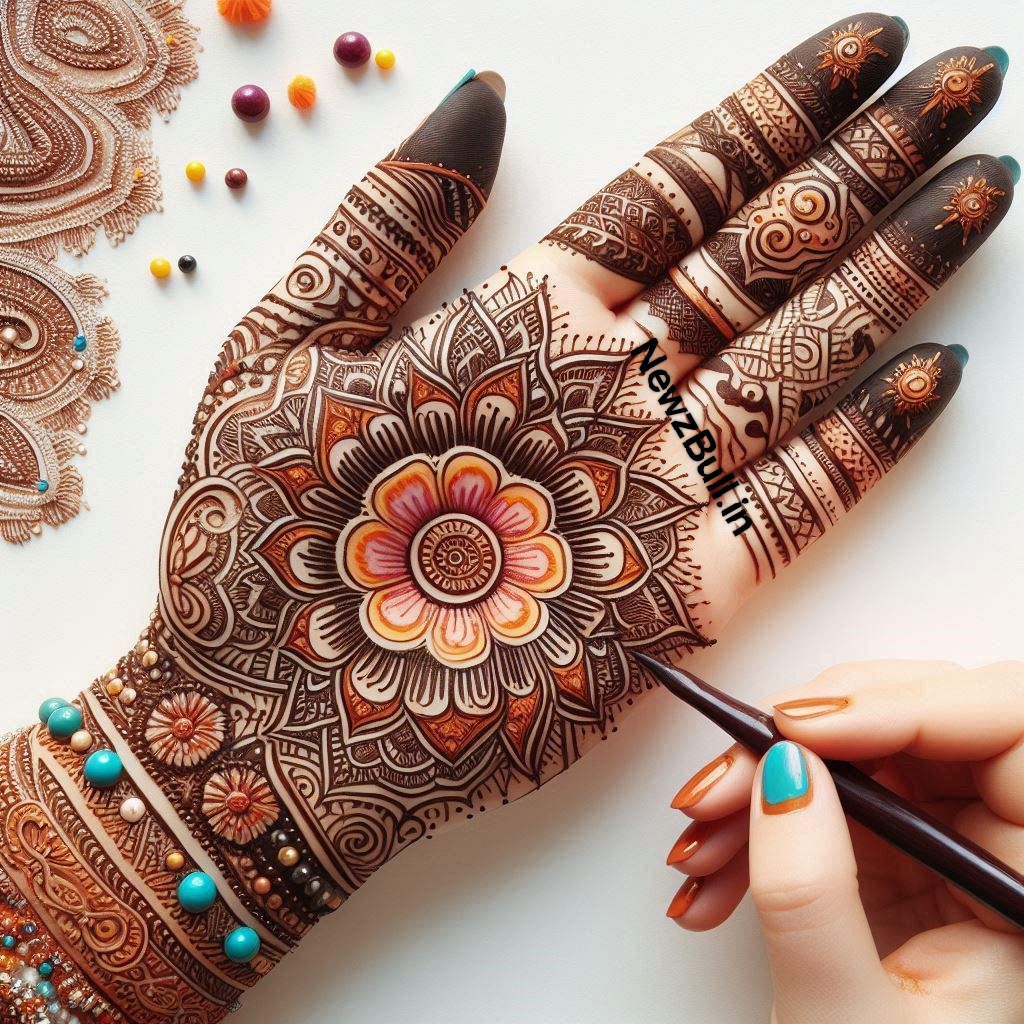 आसान और सरल मेहंदी डिजाइन । हैप्पी दिवाली स्पेशल मेहंदी डिज़ाइन । Simple Diwali mehndi design